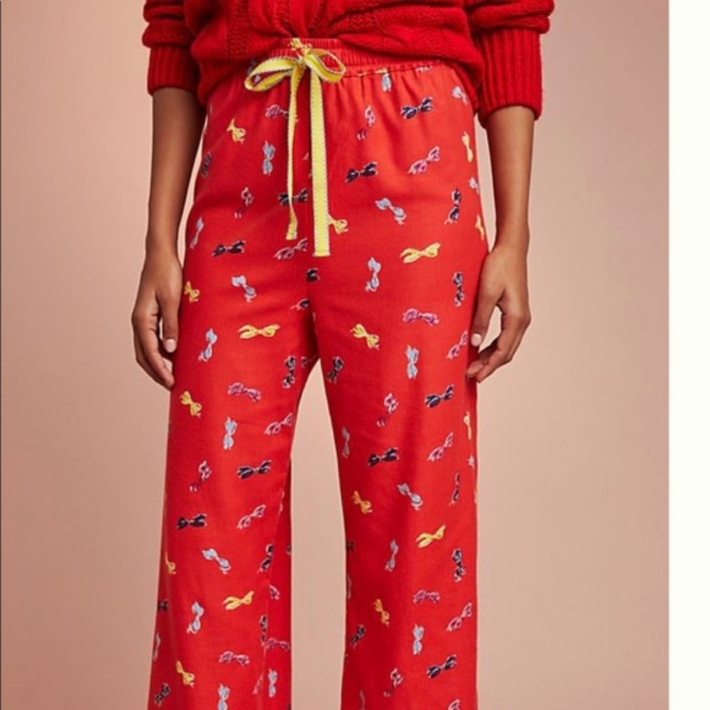 NWT Anthropologie Festive Flannel Sleep Pants - Picture 5 of 5
